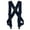 Navy, variant on Perry Suspenders 2 Inch Elastic Side Clip Trucker Suspenders (Men Big & Tall)