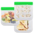 thumbnail image 2 of Bolsas de almacenamiento a prueba de olores, bolsas reutilizables para alimentos, bolsas aislantes con cremallera sin olor para la organización del hogar, almacenamiento de alimentos, aptas para el, 2 of 5