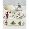 thumbnail image 4 of Spode Christmas Tree Nutcracker Cheese Platter with Knife - 9" Porcelain Holiday Serving Tray for Charcuterie - Dishwasher & Microwave Safe - Classic Christmas Tableware for Serving Festive Dishes, 4 of 4