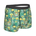thumbnail image 3 of Haiem Animals with Leaf Men's Boxer Briefs, Every Day Comfort Stretch Cotton Moisture-Wicking Underwear-Small, 3 of 9