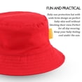 thumbnail image 3 of Gorro de pescador Jangannsa de algodón para bebé, 50 cm, color rojo, 3 of 5
