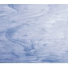 OCEANSIDE STAINED/FUSING GLASS SHEETS - WHITE/LIGHT BLUE FUSIBLE (Large 12" x 16")