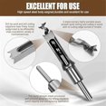 thumbnail image 5 of 8Pcs Woodworking Square Hole Drill Bits,Wood Mortising Chisel,Square Hole Mortising Chisel Drill Bit for Mortising, 5 of 5