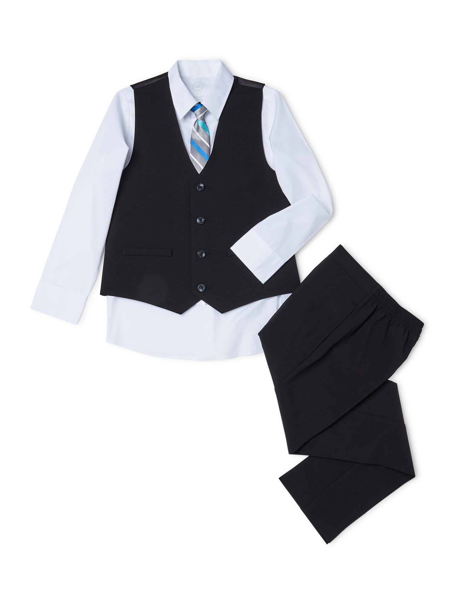 Bow Tie Sets Toddler Boy Tuxedos Outfits 2-7 Years Vest Nwada Boys Summer Dress Clothes Short Sleeve Shirt Shorts