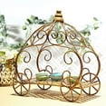 thumbnail image 3 of BalsaCircle 11" Gold Cinderella Carriage Stand Centerpiece Wedding Birthday Party Decorations, 3 of 6
