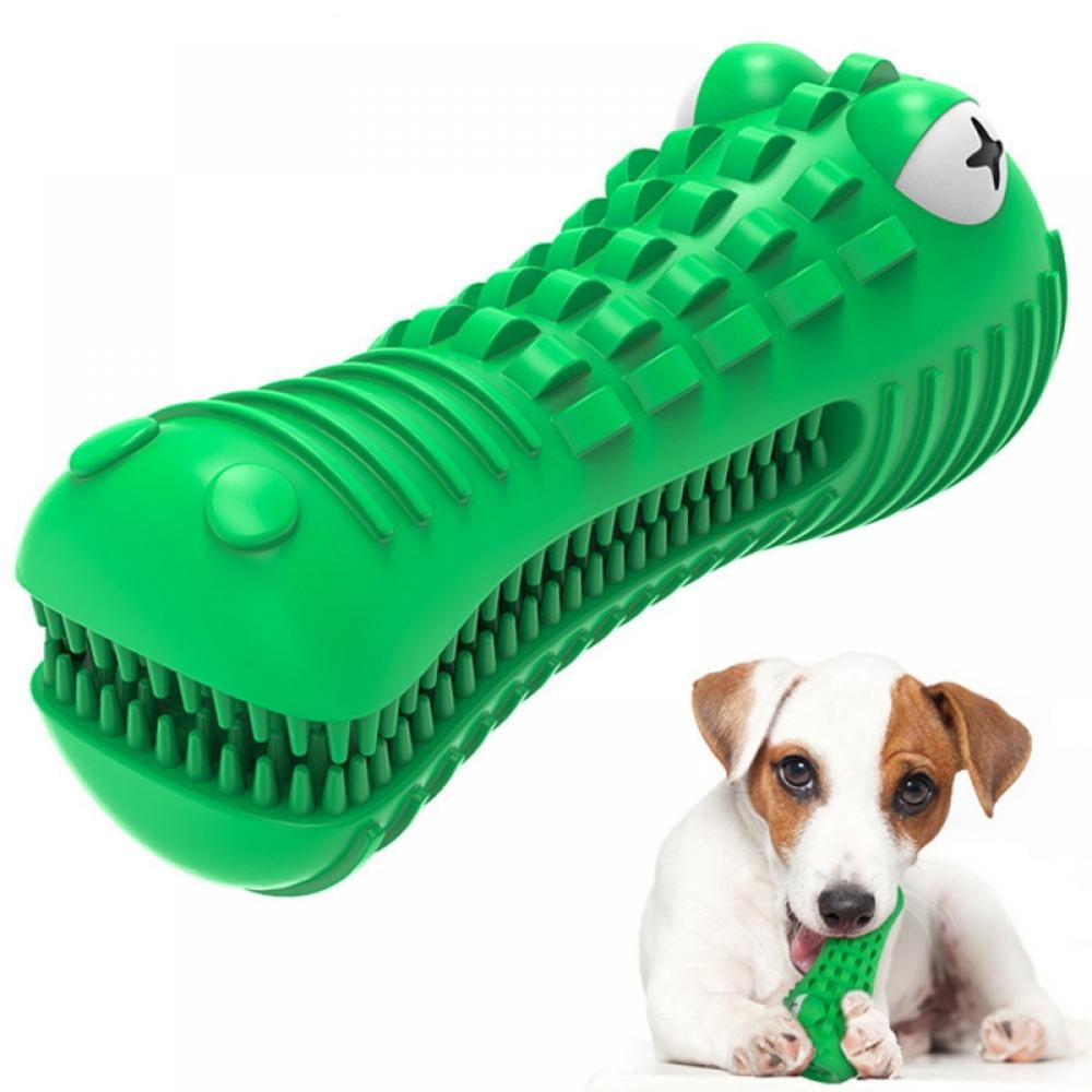 Durable Pet Dog Puppy Bone Pillow Shape Chew Sound Squeaker Squeaky Training Toy 