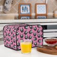 thumbnail image 6 of Fotbe Cute Panda for Four Slice Toaster Cover, Fingerprint Protector, Super Soft Appliance Cover And Dust Cover,Bread Dust Cover & Fingerprint Protection, 6 of 7