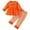 A-Orange, variant on mgoYE Infant Toddler Baby Girl Easter Outfit Carrots Embroidery Ruffle Long Sleeve Top and Pant Set(Orange,18-24 Months)