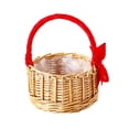 thumbnail image 2 of Decoration 1pc Wooden Handwoven Perfect For Picnics And Easter Celebrations With Red Silk Edging Lightweight And Easy To Use, 2 of 8