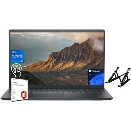 Dell Inspiron 15 Business Laptop, 15.6" FHD Touchscreen, Intel 10-Core i7-1355U CPU, 64GB RAM, 2TB SSD, Intel Iris Xe Graphics, Wi-Fi 6, Windows 11 Pro, with Microsoft Office Lifetime License