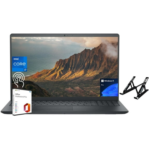 Dell Inspiron 15 Business Laptop, 15.6" FHD Touchscreen, Intel 10-Core i7-1355U CPU, 64GB RAM, 2TB SSD, Intel Iris Xe Graphics, Wi-Fi 6, Windows 11 Pro, with Microsoft Office Lifetime License