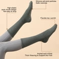 thumbnail image 3 of Calcetines de yoga con empuñaduras para mujer, calcetines antideslizantes para yoga, pilates, barra, danza, 3 of 6