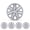 Lacquer, variant on (4-Pack) 15" Universal Wheel Rims Cover Hubcaps Snap-On ABS Hub Caps Replacement for Car,Truck,SUV(15-inch,White Lacquer & Red Lacquer)