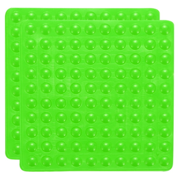 200Pcs Cabinet Door Bumper 1/4" Diameter 0.08" Thick (Semicircle Shape, Green)