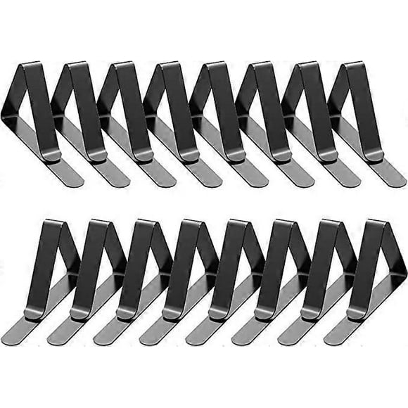 16 Pack Tablecloth Clips for Outdoor Tables Stainless Steel Picnic Table Clips for Table Cloth Metal Table Cover Clips Table Skirt Clips Clips for Pic