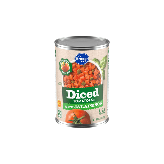 KR Diced Tomatoes with Jalapeños 14.5 oz 14.5 oz