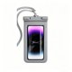 thumbnail image 2 of Funda impermeable para teléfono con compatibilidad táctil, cordón para natación, flotación, playa, actividades al aire libre, compatible con varios tamaños de teléfonos inteligentes, negro., 2 of 9