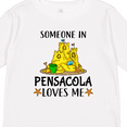 thumbnail image 4 of Inktastic Someone In Pensacola Loves Me Beach Vacation Boys or Girls Long Sleeve Toddler T-Shirt, 4 of 5