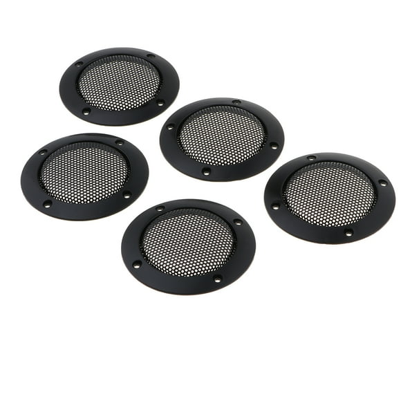 5Pack 2.5'' Speaker Subwoofer Decorative Round Mesh Grill Covers Guard Protector