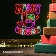thumbnail image 3 of Glowneon Smile Face Merry Christmas Neon Sign, Smile Face Merry Christmas Led Light, Smile Face Led, 3 of 4