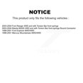 thumbnail image 2 of Transit Auto Front Hub Bearing Upper Lower Ball Joint Outer Inner Tie Rod Sway Bar Stabilizer Link Kit (12Pc) for Car Ford Ranger Explorer Mazda B4000 Mercury Mountaineer - Left Right Side K7T-110455, 2 of 11