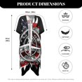 thumbnail image 6 of HELLHERO Polyester Long Kimono Swimsuit Cover Up for Party Breathable Lightweight Compass Rose, 6 of 6