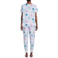 thumbnail image 3 of Secret Treasures Women's and Women's Plus T-shirt and Joggers Pajama Set, 2-Piece, 3 of 5