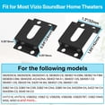 thumbnail image 3 of Soporte de pared para barra de sonido Vizio Sound Bar modelo tiebutie, 3 of 7