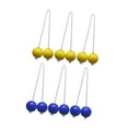 thumbnail image 4 of Vsenkes 6 Pieces Ladder Balls Backyard Game Indoor or Outdoor Activities Replacement Yellow and Blue, 4 of 9