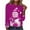 Tops-Purple, variant on Christmas Sweatshirts for Women Cute Snowman Graphic Tunic Blouse Crewneck Xmas Xmas Tops Long Sleeve Holiday Ugly Shirts Fall Wimter Clothes