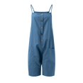 thumbnail image 4 of HBFAGFB Combinaison Mode Femme Sans Manches Boutonnée Short Grand avec Poches BU1 Taille m, 4 of 5