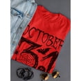 thumbnail image 3 of October 31. Halloween T-Shirt Women -Image by Shutterstock, Female Large, 3 of 4
