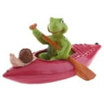 thumbnail image 6 of Various Floating Pond Leaf Green Plant Swimming Pool Bathtub Toys Summer Decor Outdoor Patio Pond Decorations - Red Raft , as described, 6 of 10