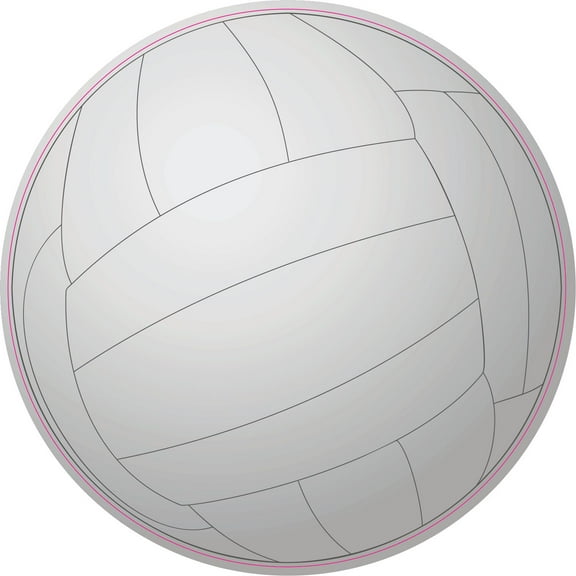 5in x 5in Volleyball Sticker