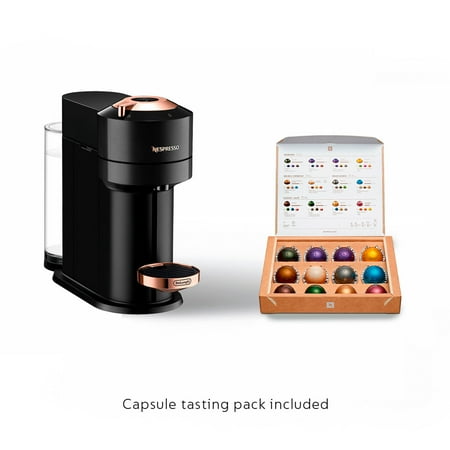 Nespresso Vertuo Next Premium Coffee and Espresso Maker by De'Longhi,  Black Rose Gold - Black Rose Gold