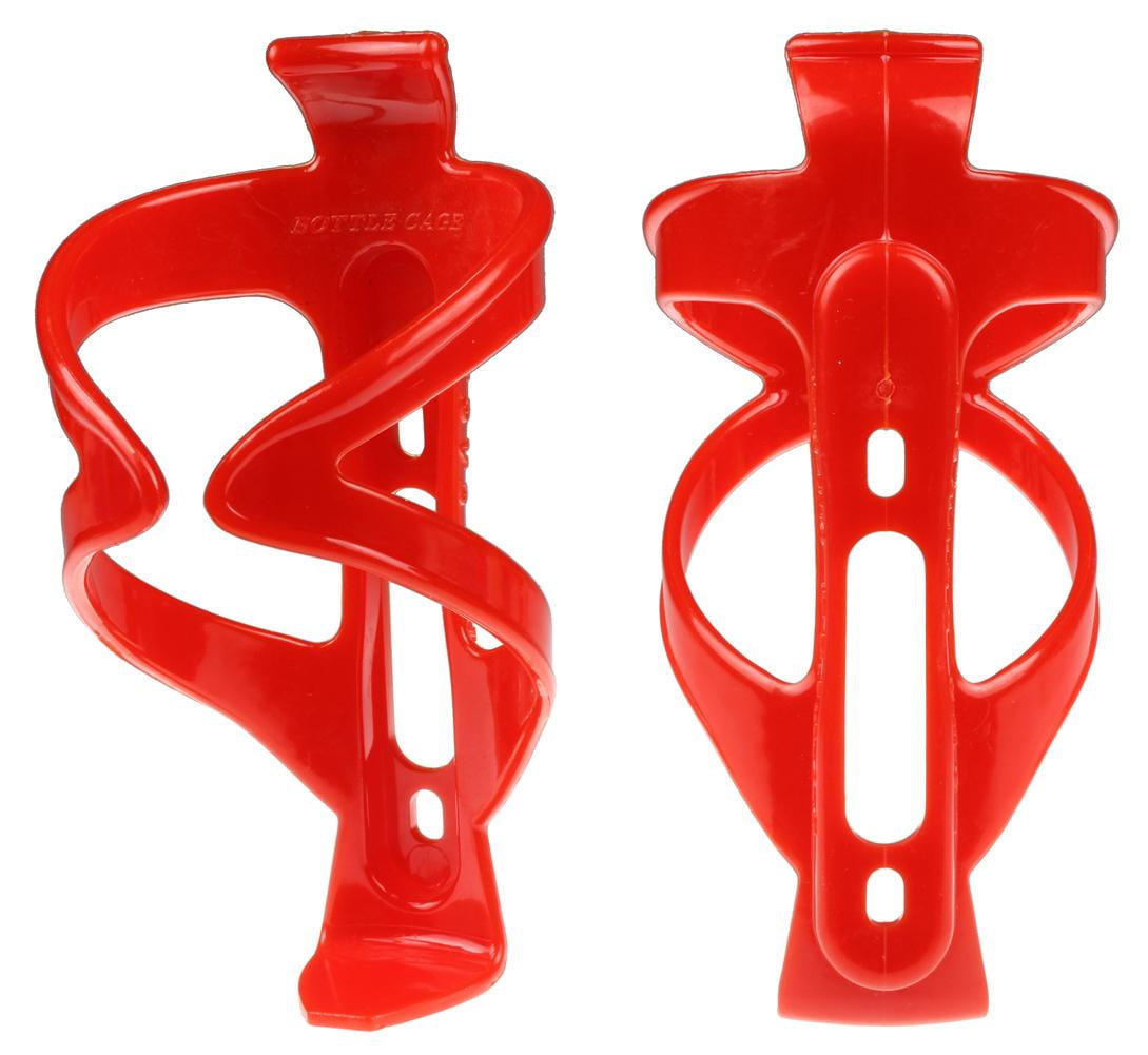 Bicycle Plastic Clip On Bottle Holder Red