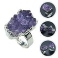 thumbnail image 3 of 1Pc Exquisite Irregular Crystal Finger Ring Finger Ring for Woman Hand Jewelry, 3 of 8