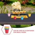 thumbnail image 6 of BESTYASH 4-Pack Decorative Dark Yellow Iron Buckets for Home, Garden, and Cute Display Designs, 6 of 6
