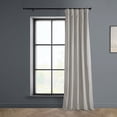 thumbnail image 3 of Half Price Drapes City Grey Heritage Plush Velvet Room Darkening Curtains (1 Panel), 50W X 108L, 3 of 12