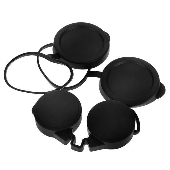 ColoMX Protector ocular de goma para binoculares, cubiertas protectoras para lentes, tapas de objetivo para binoculares, accesorios para telescopios, 3 uds.