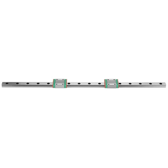 1 guía lineal en miniatura MGN12 de 400 mm y 12 mm de ancho, 2 bloques deslizantes MGN12B