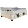 thumbnail image 3 of Commercial LPG Griddle Countertop Flat Cooking Griddle Grill Teppanyaki Grill 2800Pa Stainless Steel, 3 of 12