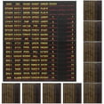 thumbnail image 1 of KAKOWELY 10 Sheets Electrical Panel Label Electrical Panel Labels Breaker Panel Label Circuit Breaker Sticker,7.28X"X6.5"X0.04", 1 of 4