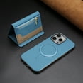 thumbnail image 5 of Decase Removable 2-in-1 Magnetic Wallet Case Compatible with iPhone 11 Pro,Fashion PU Leather Flip Cover with RFID Blocking,6 Card & Cash Slots,Shockproof Anti-Scratch PC+TPU Back Cover,Lightblue, 5 of 12