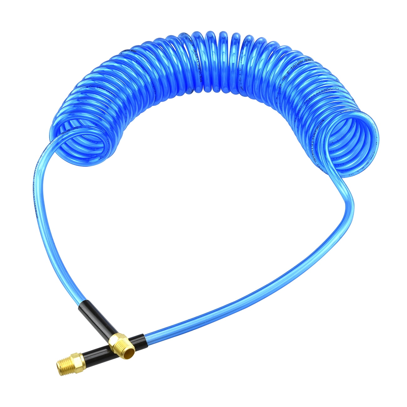 Neiko Polyurethane Recoil Air Hose 1/4" inch x 25 Feet 3/8 Fitting