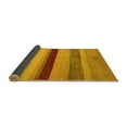 thumbnail image 2 of Ahgly Company Indoor Rectangle Abstract Yellow Modern Area Rugs, 2' x 4', 2 of 4