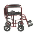 thumbnail image 6 of Drive Medical Aluminum Transport 17 Inch Comfort Seat Wide Wheelchair, 6 of 6