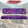 thumbnail image 3 of FKELYI Anti-Dust Mule Bench Seat Cover Backrest Cover UTV ATV Accessories Colorful Dog Paw Print Waterproof Powersports Seats Covers UTV Interior Decor, 3 of 7