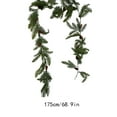 thumbnail image 2 of RBCKVXZ 6 FT Pre-lit Artificial Christmas Garland with LED Lights, Battery Powered with Pine Cones, Lighted Christmas Wreath for Holiday Party, Xmas Tree Decorations, 2 of 9