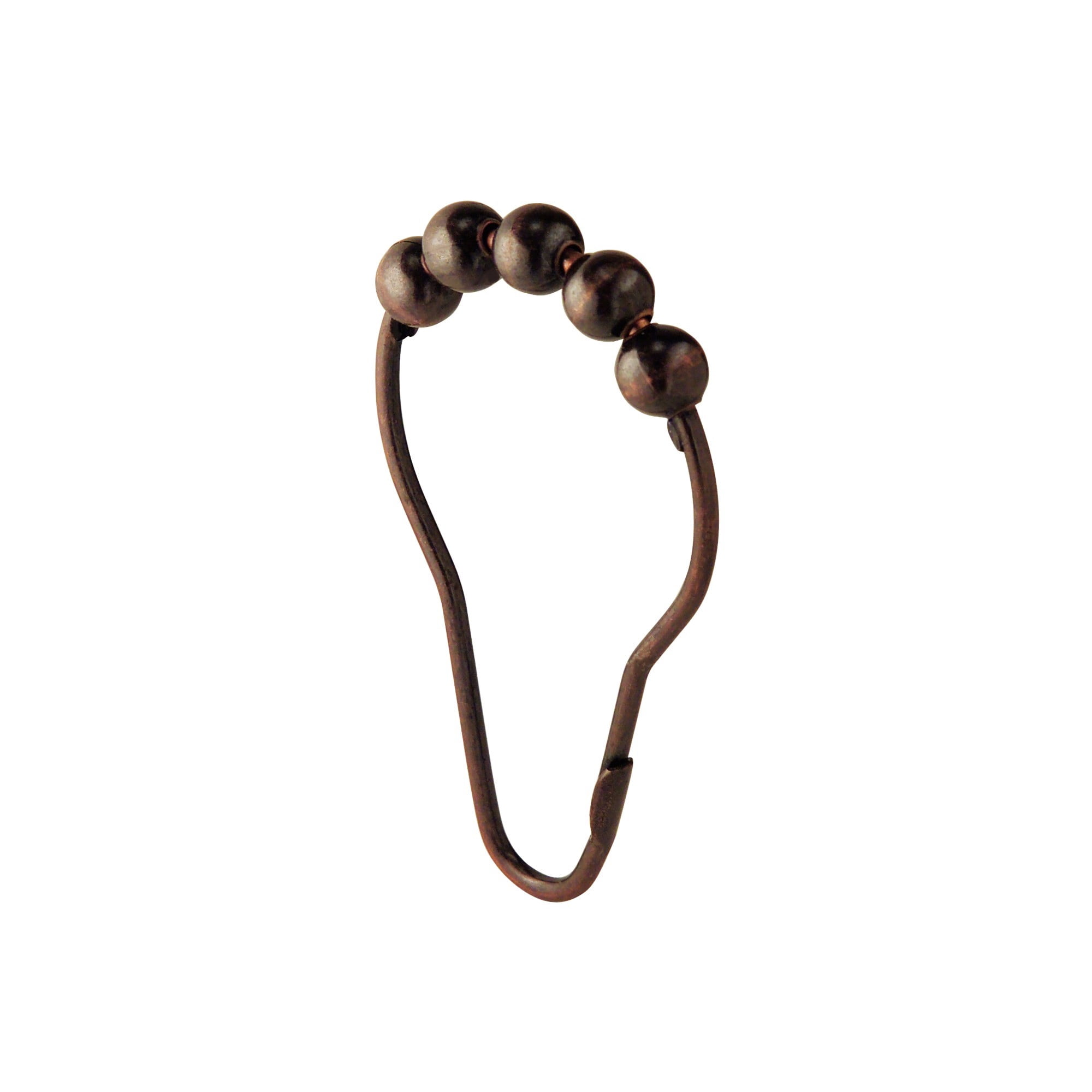 InterDesign Axis Shower Hook Set with Balls (Set of 12), Bronze